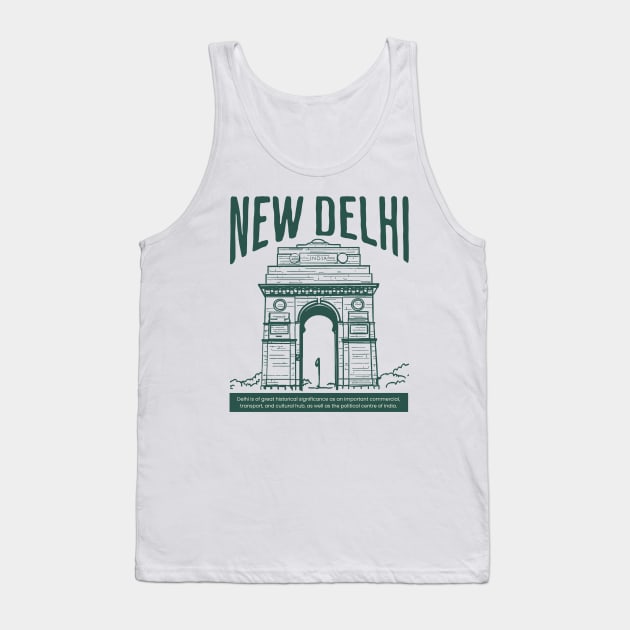 New Delhi - India Tank Top by Issho Ni